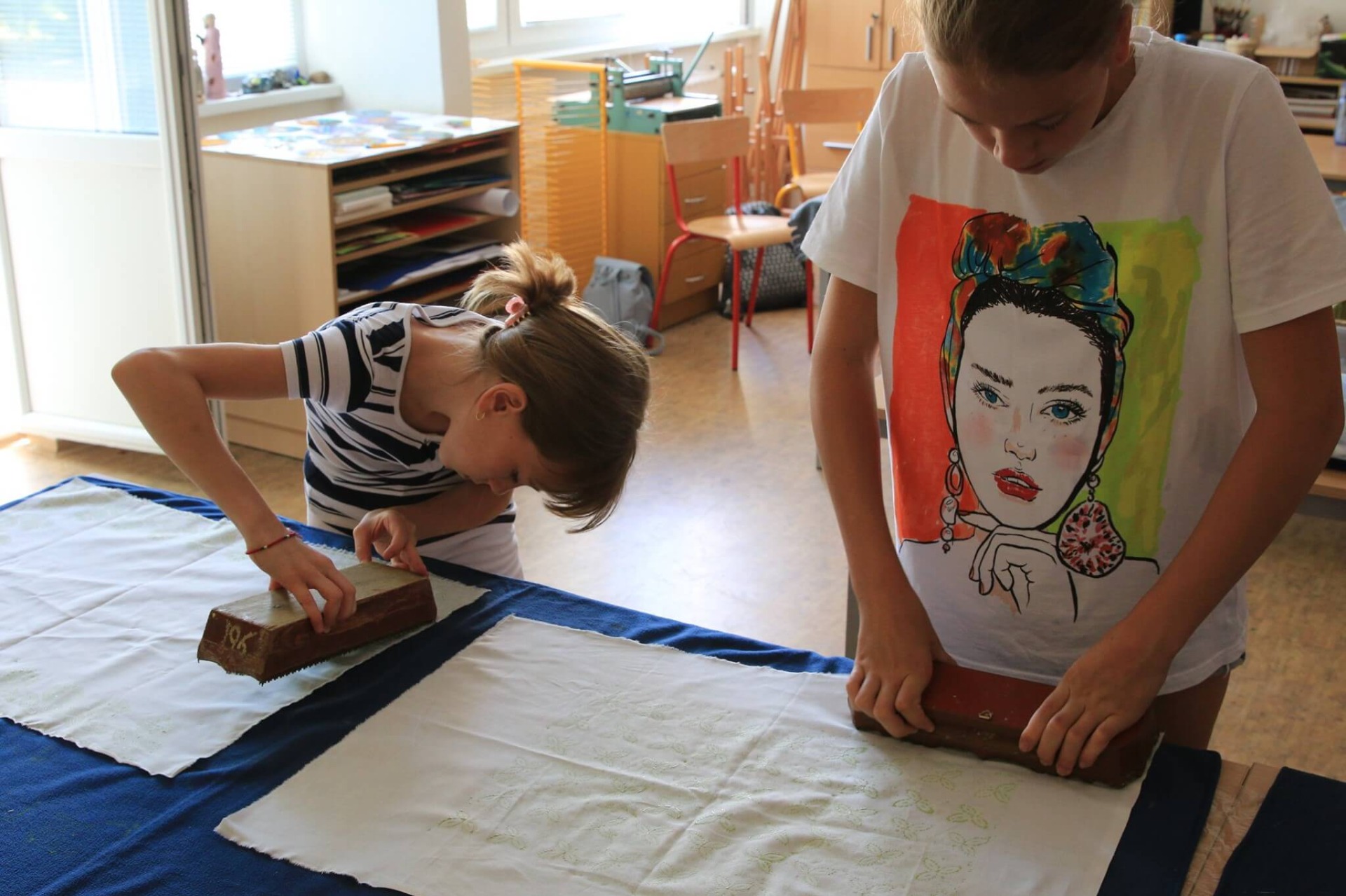 Modrotlačový workshop pre školy